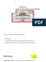 Lecture 5 IFRS 9 Financial Instruments Financial Assets at Amortised Cost Theory