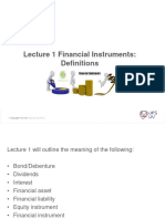 Lecture 1 IFRS 9 Financial Instruments Definitions