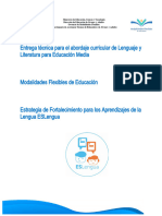 Programación-Jornalización Eslengua Bachillerato 2022