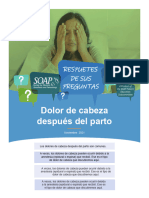 PDPH HeadacheAfterChildbirth-SPANISH FINAL