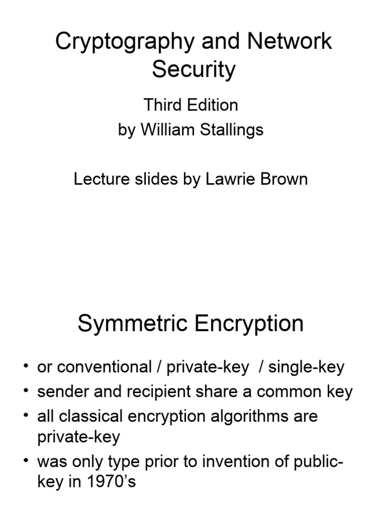Symmetric Key Cryptography and Its Types | PDF | Cryptography ...