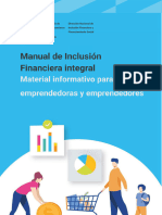 Manual de Inclusión Financiera para Emprendimientos - Ministerio de Economía