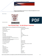 Sample Form - Us Visa Application