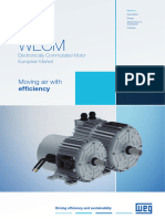 WEG WMO Wecm Electronically Commutated Motor Iec Market 50076406 Brochure English Web