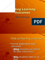 Learning Outcomes