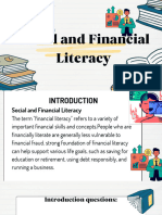 Social and Financial Literacy