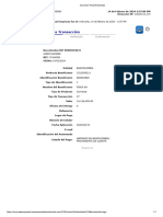 Consulta Del Detalle de La Transacción: Encabezado Verificación Confirmación