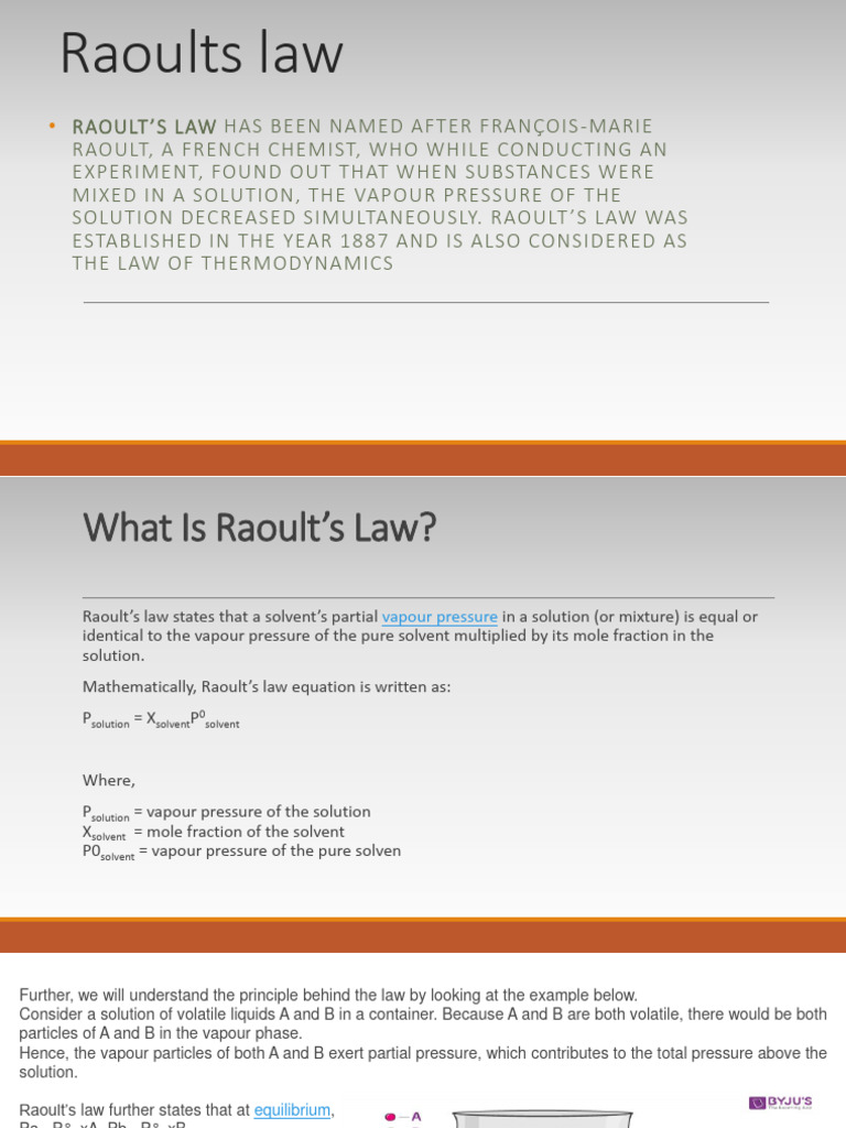 Raoults law pdf