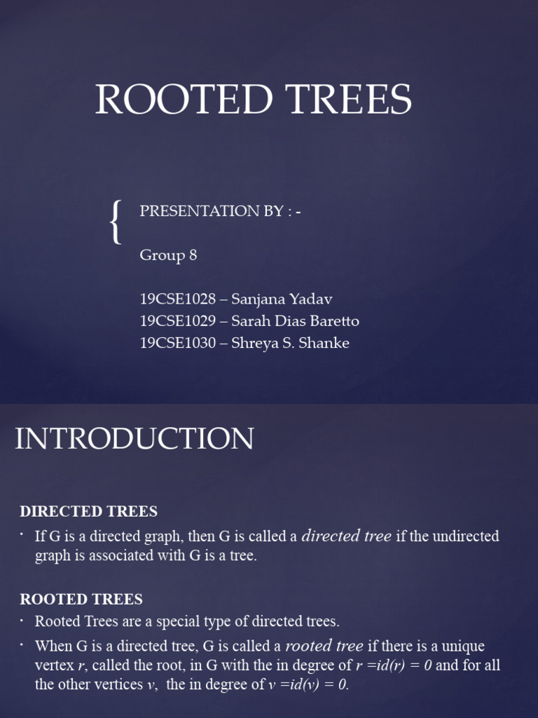 Understanding Rooted Trees in Graph Theory | PDF | Theoretical Computer ...