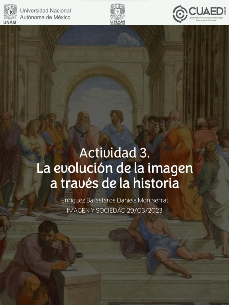 Evolución de la imagen en la historia | PDF | Renacimiento | Conocimiento