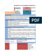 Dosificado de Pensamiento Matemático 2 Módulo 3