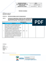 Formulario #01 - Propuesta Economica 038-2023