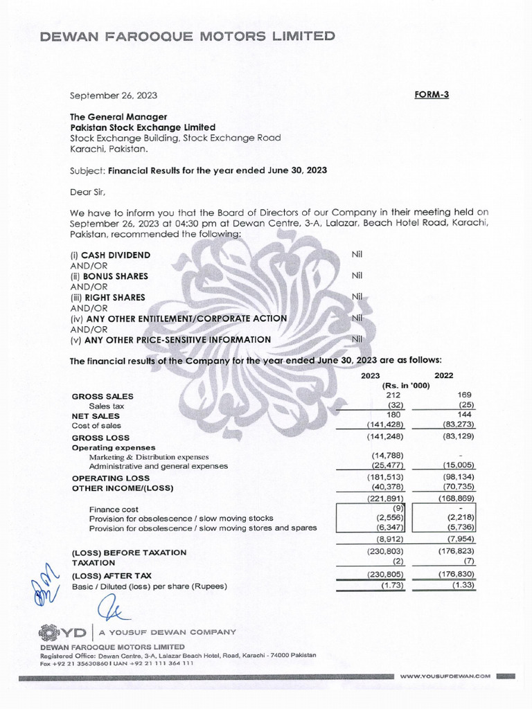 DFML Financial Ann | PDF
