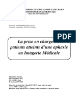 20 - La Prise en Charge Des Patients Atteints D - Une Aphasie en Imagerie Médicale