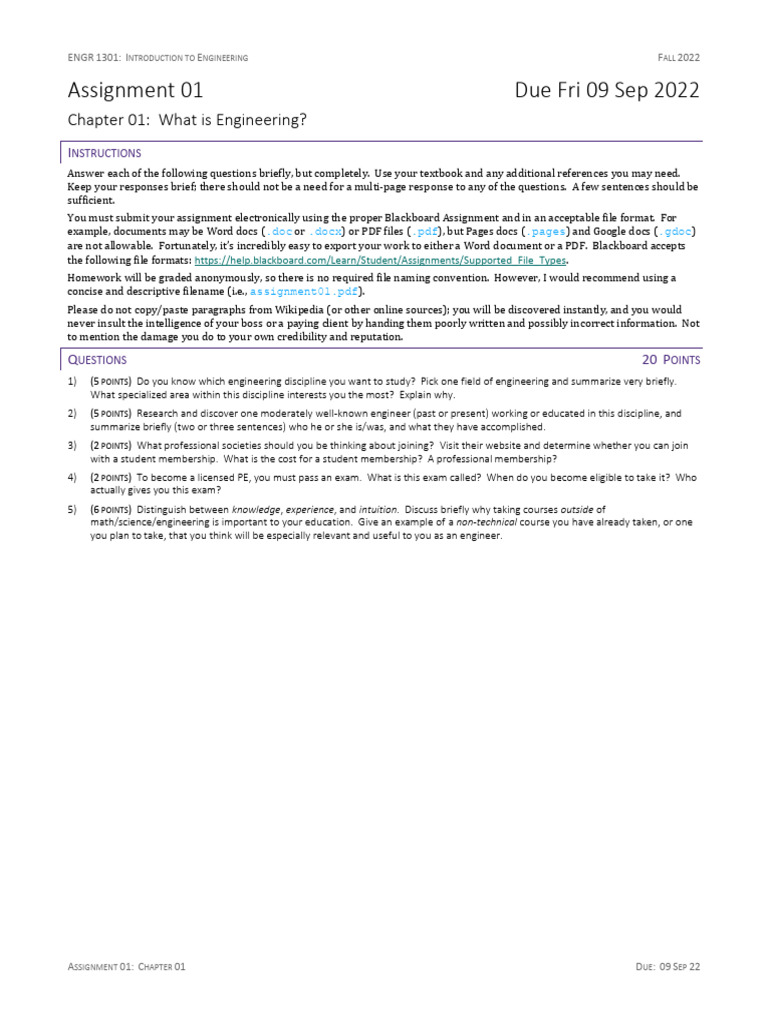 Assignment 01 | PDF | Cognition
