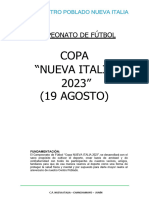 Bases de La Copa Nueva Italia 2023