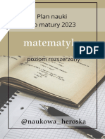 Plan Nauki 2023 Matma R Formula 2023 1