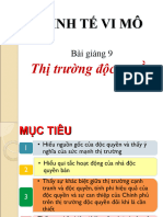 Bài giảng 8- thị trường độc quyền