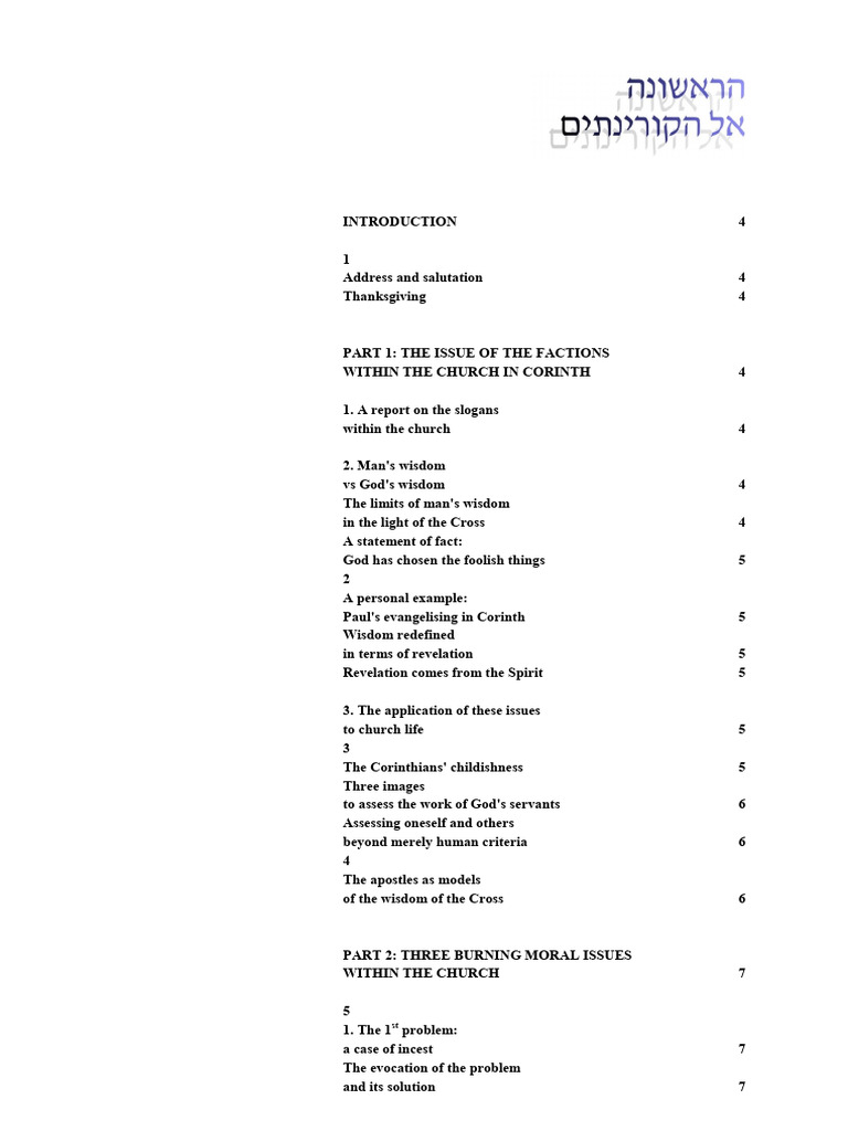 1 Corinthians | PDF | Resurrection Of Jesus | Marriage