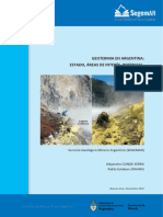 Geotermia en Argentina-Estado, Áreas de Interés, Potencial - 2021