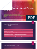 Law of Persons Lecture Slides