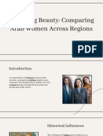 Exploring Beauty Comparing Arab Women Across Regions