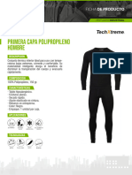 Ficha Proveedor Primera Capa Hombre Polipropileno Tech Xtreme 59745