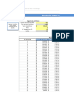 Planilla de Excel Amortizacion Sistema Aleman y Frances