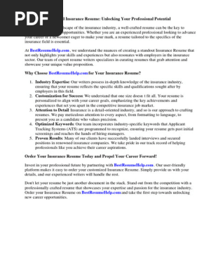Insurance Resume Database