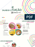 Lista de Substituição