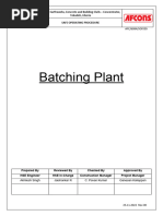 Daily Inspection Checklist for Batching Plant | PDF | Concrete ...