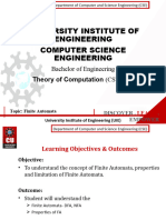 University Institute of Engineering Computer Science Engineering