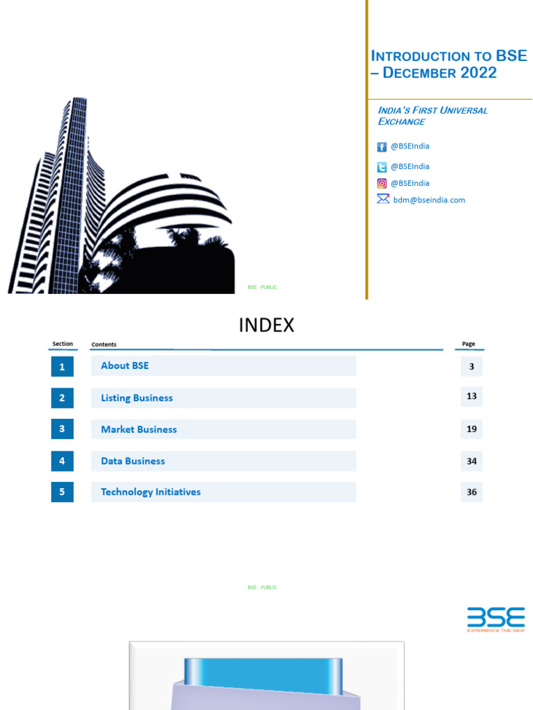 BSE Update December 2022 | PDF | Derivative (Finance) | Futures Contract