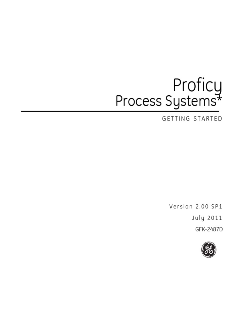 Proficy Process Systems User Guide | PDF | Windows Xp | Windows Server 2003