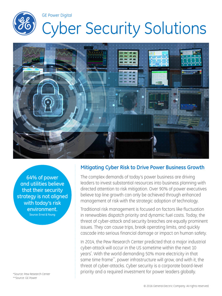 Cyber Security Solutions for Power Industry | PDF | Computer Security ...