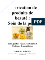Fabrication de Produits de Beauté - Soins de La Peau