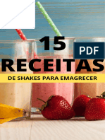 15 Melhores Receitas de Shakes para Emagrecer