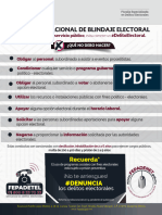 CARTEL SERVIDORES Blindaje Electoral