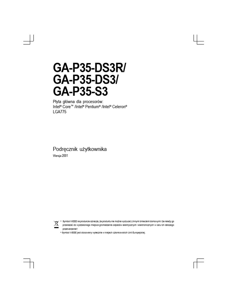Motherboard manual ga p35 ds3r ds3 s3 2 0 pl pdf