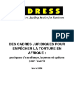 Problematiqe D'empechement de La Torture