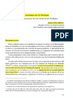 La Aplicación de Las Normas en El Tiempo - Daniel Ulloa Milares