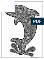 Dolphin-Zentangle