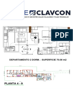 Depto. 2 Dorm. - 70.00 M2