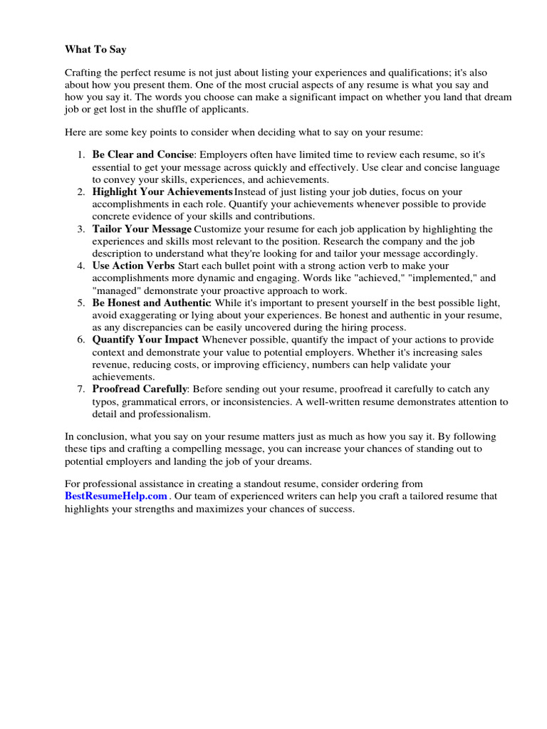 What To Say in A Video Cover Letter | PDF | Résumé | Experience