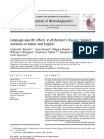 Language-specific effects in Alzheimer’s disease