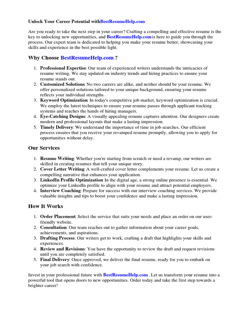 How To Make Resume Better PDF R sum Linked In