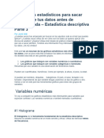 10 Gráficos Estadísticos para Sacar Petróleo de Tus Datos Antes de Analizar Nada