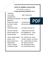 Food and Nutrition Pamfuley 2024