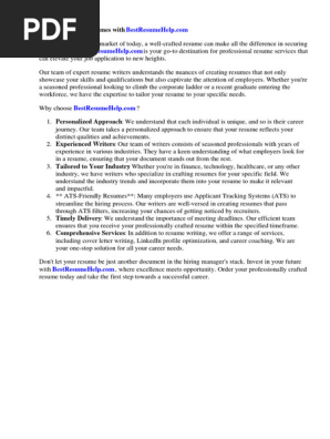 Sample Resume 2020