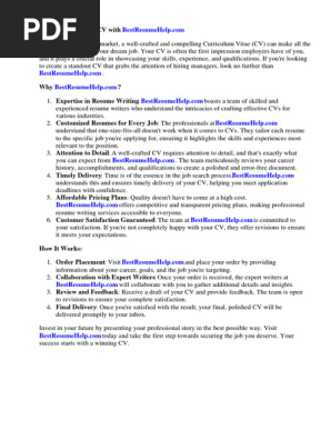 Good Cv Writing Uk